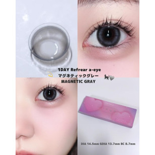 a-eye 1 Day 10 Magnetic Gray ワンデーリフレア エーアイ マグネティックグレー